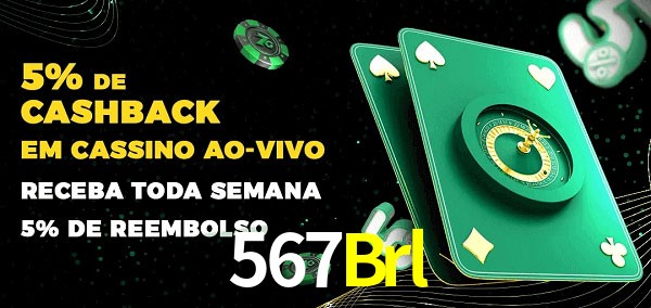 Promoções do cassino ao Vivo 567Brl